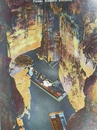 Vintage Postcard Crystal Lake Mammoth Cave Kentucky Ky National Park