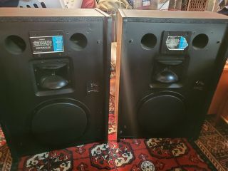 Vintage Ev Sentry V Speakers Complete With Grill Covers