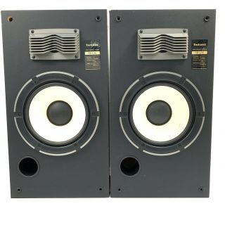 Vintage Technics Sb - L36 2 Way Speakers Pair Sound Great