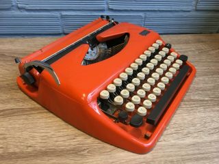 Vintage Typewriter Triumph Adler Tessy Portable Mid Century Design