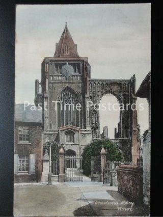 Cambridgeshire Crowland Abbey Near Peterborough C1906 Old Postcard W7767