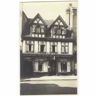 Tewkesbury Ye Olde Willow Inn,  Rp Postcard By Abbey Studios,
