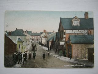 Old Postcard - Central Cycle,  Castle Street,  Northwich