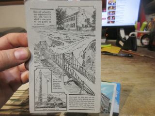 Vintage Old West Virginia Postcard Point Pleasant Silver Bridge Collapse River