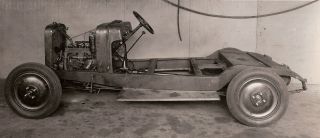 Vintage Industrial Photo Edw.  G,  Budd Mfg.  Co.  Philadelphia,  Pa.  Car Frame,  Motor