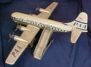 Vintage Gama Pan American World Airways Strato Clipper Airplane Boarding Stairs