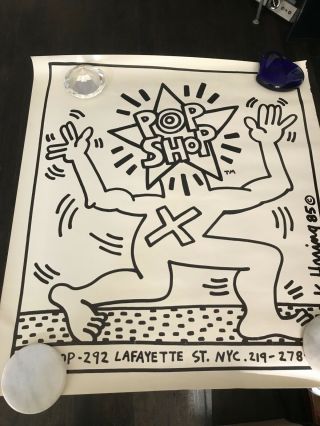 Vintage 1985 Keith Haring Poster