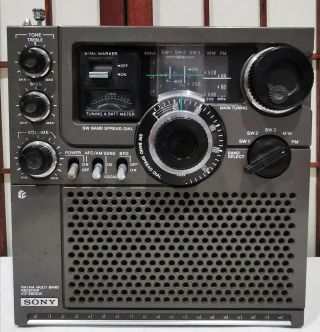 Vtg Sony Icf - 5900w Fm/am Multi Band Short Wave Radio Receiver