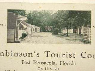 Vintage C1930 Advertising Postcard Robinson 
