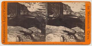 Kentucky Sv - Mammoth Cave - Bottomless Pit - Waldack 1870s