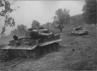 Wwii Photo German Tanks " Tiger " And " Panther ".  Ukraine World War/78f