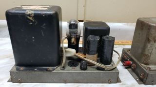 Vintage Heathkit W - 2 W - 2M Tube mono amplifier & power supply Williamson Type 3