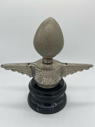 Rare Vintage 1920s Egg Hood Ornament Indian Radiator Cap Car Mascot Pontiac Rod