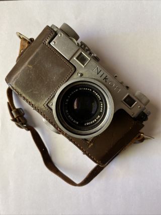 Vintage 1950s Nikon Nippon Kogaku Nikkor S.  C Lens