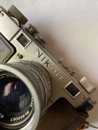 Vintage 1950s NIKON Nippon Kogaku NIKKOR S.  C Lens 3