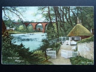 Cumbria Carlisle Wetheral Ferry Cottage - Old Postcard By N.  & C.  Series
