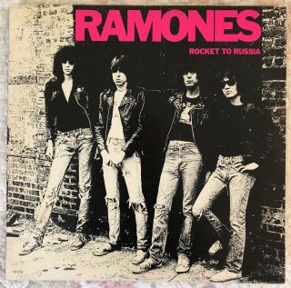 The Ramones Rocket To Russia Lp Sire Records 1977