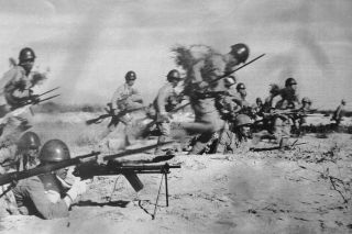 Ww2 Photo Japanese Army Soldiers Change Position During Battles In Hunan Pr 490