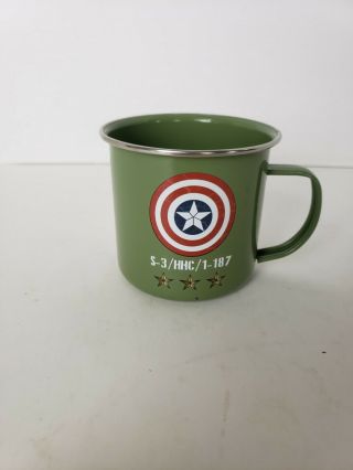 Bb Designs Marvel Comics Captain America Coffee Cup Tin Mug