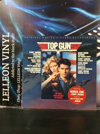 Top Gun Soundtrack Lp Album Vinyl Record Cbs70296 A1/b1 Film Movie 80’s