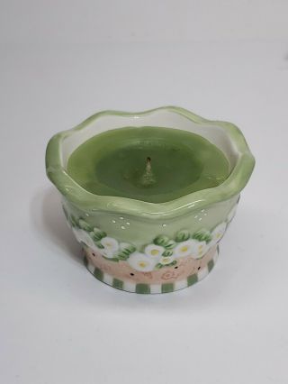 Mary Engelbreit Daffodil Girl Votive Candle Holder - 77383 2000 Me - Ink Michel & Co