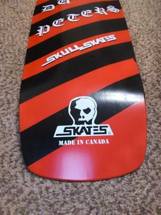 (2) Duane Peters Skateboard Decks.  Skull Skates And Bad Grease With Banner