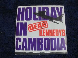 Dead Kennedys - Holiday In Cambodia 1980 Uk 45 Cherry Red Punk/kbd