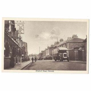 Chiswick Windmill Road Showing Pub And Old Truck,  Old Postcard