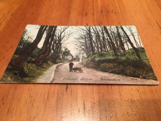 Old Postcard Littleover Hollow Derbyshire