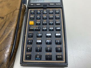Vintage Hewlett Packard HP - 41CX Scientific Calculator w/ Memory/ Math 1 Modules 5