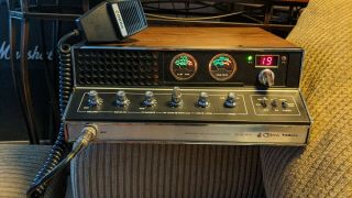 Vintage Cobra 142 Gtl Ssb/am Cb Radio Base Station 40 Channel W/ Microphone