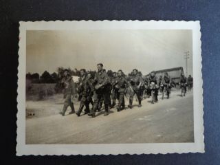 German.  Ww2.  Photo Wehrmacht On The March - : -.
