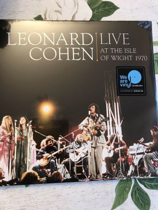 Leonard Cohen Live At Isle Of Wight 2 X 180g Vinyl Lp