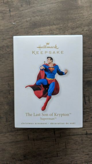Keepsake Ornament Superman: The Last Son Of Krypton 2010