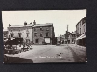 Vintage Rp Postcard: Lincs: T32: Market Square,  Alford: 1918