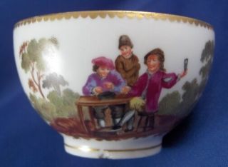 Antique 19thc Paris French Porcelain Scenic Cup Porzellan Szene Tasse France Old