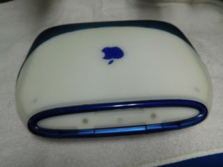 Apple Ibook - G3 - M 6411 Clamshell Power Pc Blue Vintage.