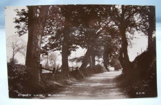 Stoney Lane Bloxwich Walsall South Staffs Vintage Real Photo Postcard C.  1920s