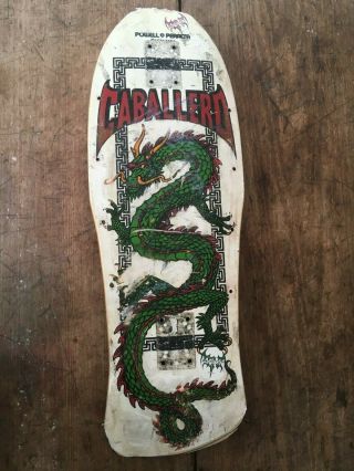 Powell Peralta Steve Caballero Full Dragon OG Vintage 1980s Skateboard Deck 2