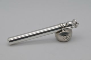 Lovely Rare Vintage Sampson Mordan & Co Sterling Silver Sheath Dip Fountain Pen 2