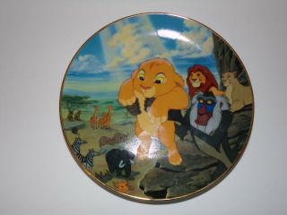 The Lion King The Circle Of Life” Collector Plate The Bradford Exchange Fre Shp