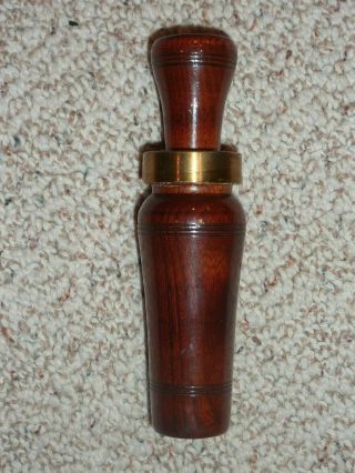 Vintage Chick Major Banded Duck Call Without Label - Arkansas