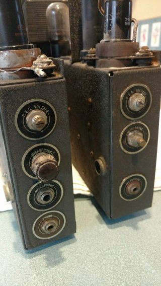RCA Victor Projector B Power Amp Amplifier 6L6 Vacuum Tube Vintage Mono Block NR 3
