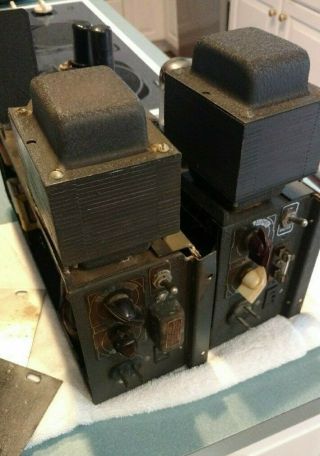RCA Victor Projector B Power Amp Amplifier 6L6 Vacuum Tube Vintage Mono Block NR 6