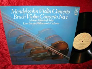 1961 Uk Nm Cfp 40374 Stereo Mendelssohn / Bruch Violin Concertos Milstein Leon A