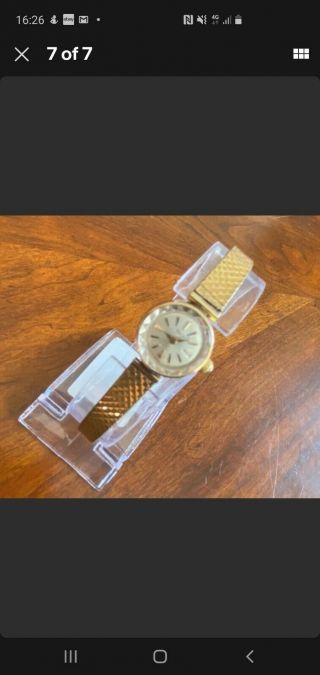 Vintage Ladies Tudor Watch Gold Plated With 17 Rubies