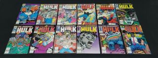 Incredible Hulk 24 Issue Marvel Comic Run 345 - 368 Complete Todd Mcfarlane