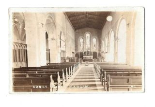 Port Talbot - Margam - Abbey Church - Old Real Photo Postcard - Glamorgan,  Wales