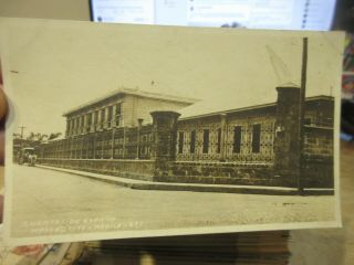 Other Old Postcard Foreign Manila Philippines Walled City Cuartel De Espana Rppc