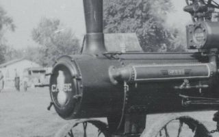 Rppc Case Steam Engine Tractor Threshers Mt Pleasant Ia Iowa Old Cars Henry Cnty 2